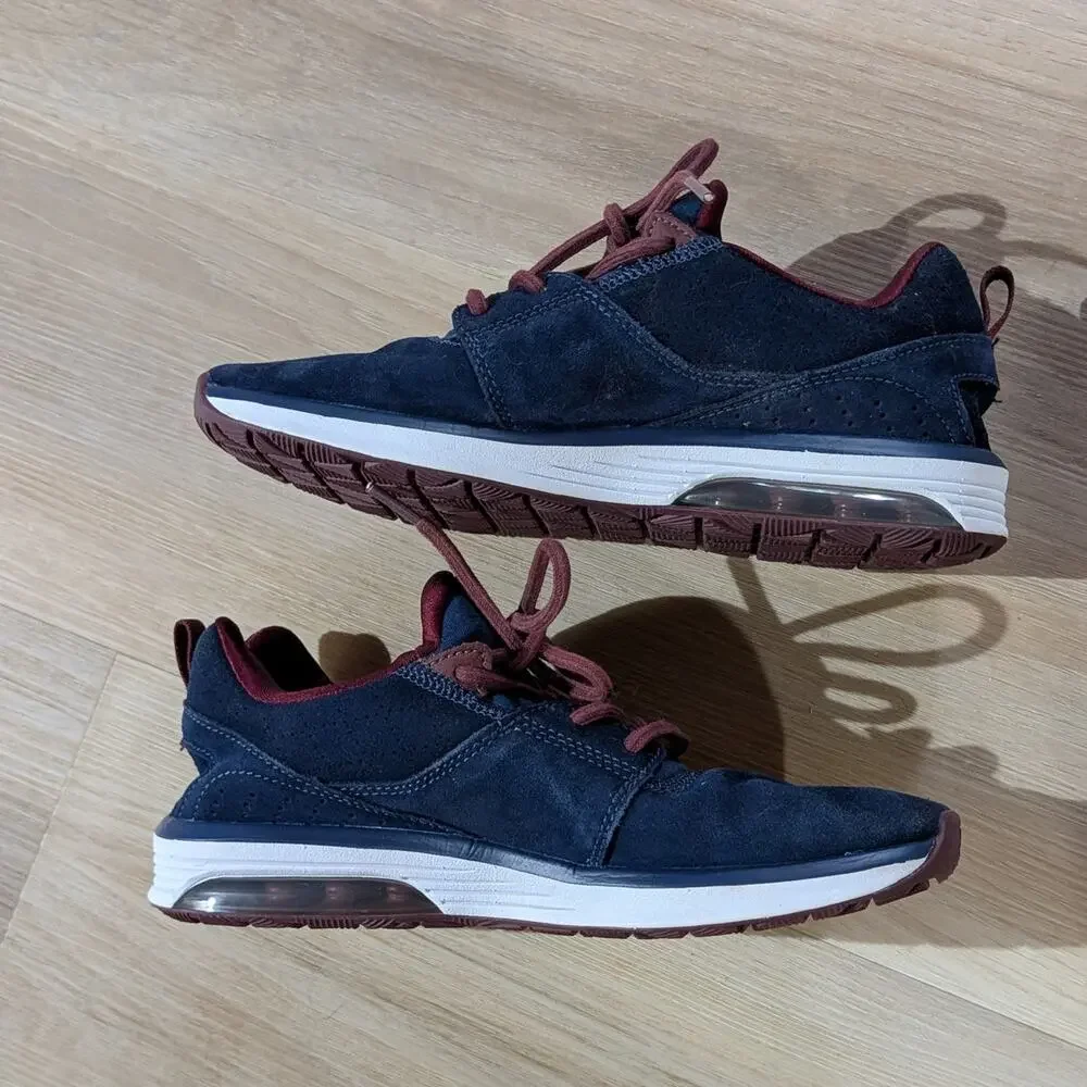 DC | Heathrow IA SE Leather Sneakers Navy Casual Skate Shoes | Women's Size 8